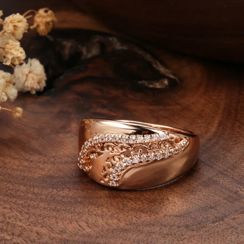 Bague Tissée de Correspondance Précieuse