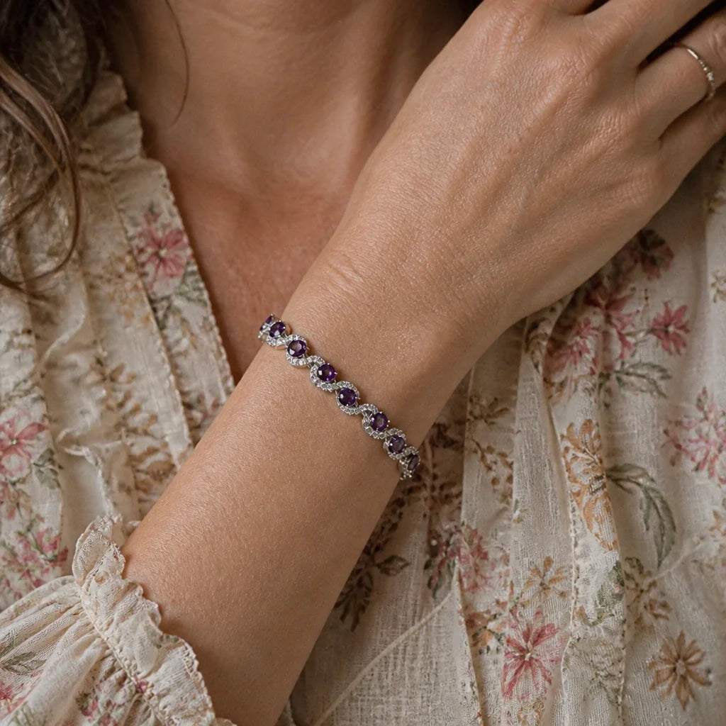 Bracelet Halo Link en Argent