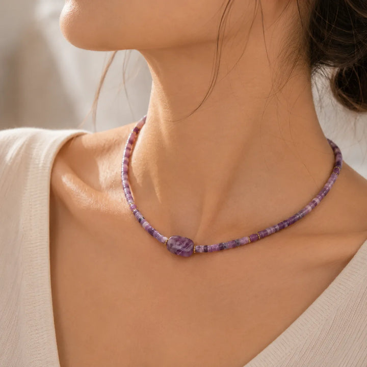 Collier Choker en Perles d&
