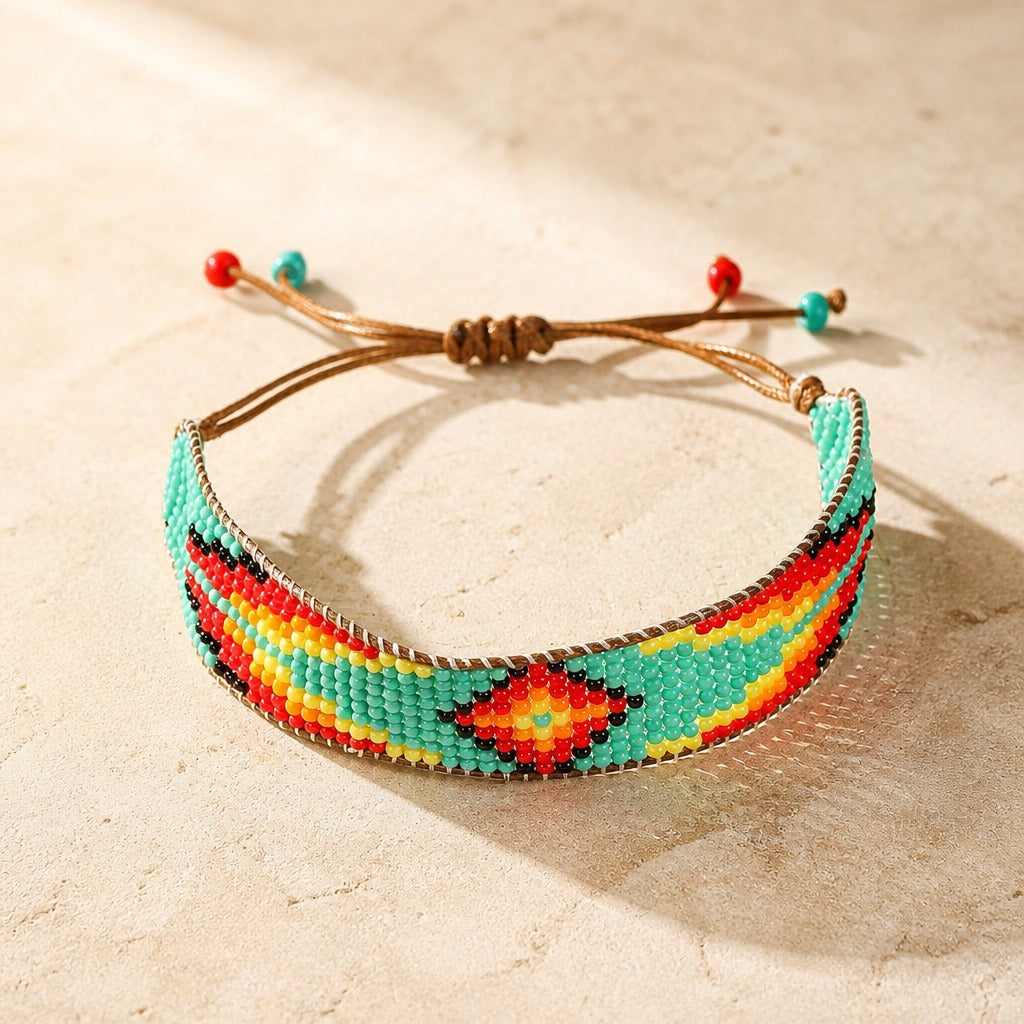 Bracelet Bohémien en Perles Artisanales