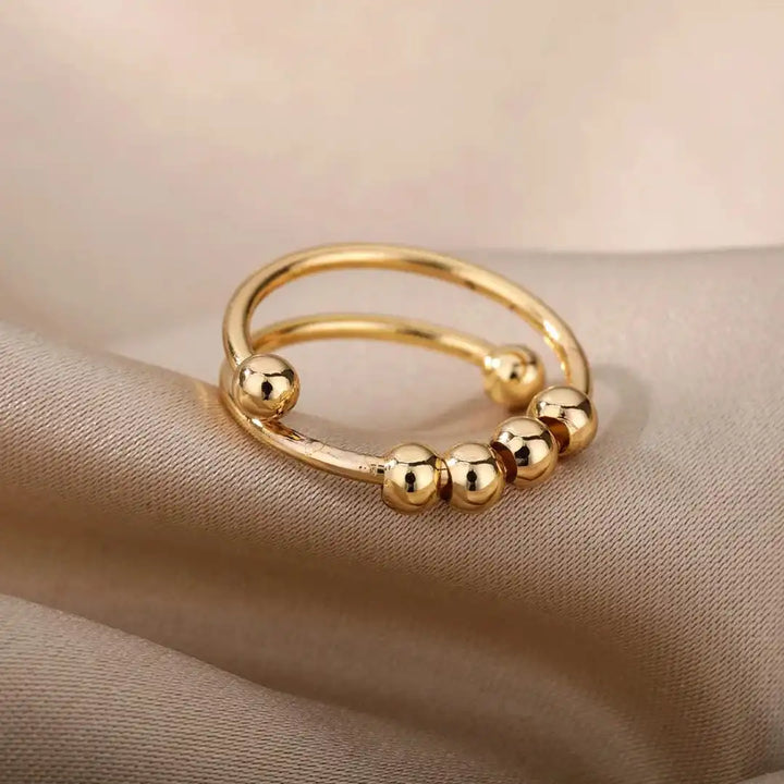 Bague en perles anti-stress et d&
