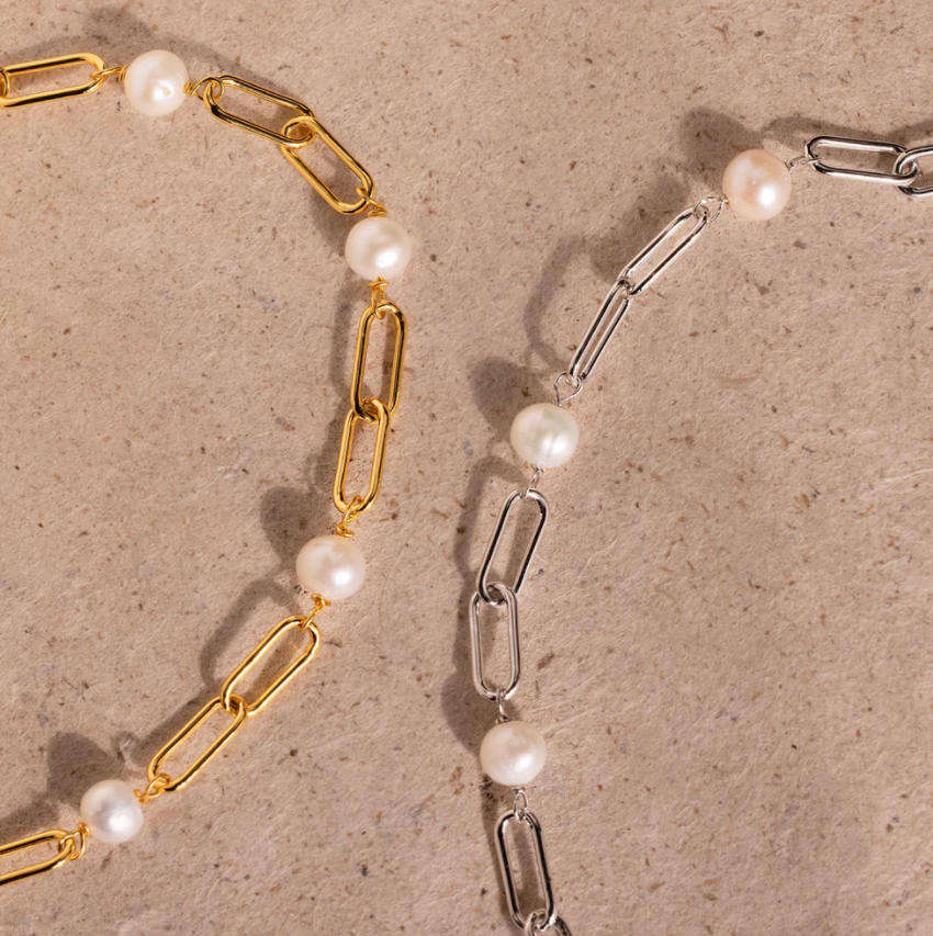 Bracelet intemporel en chaîne de perles