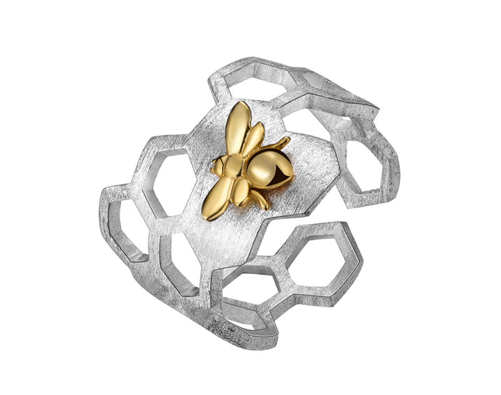 Bague ajustable en nid d&