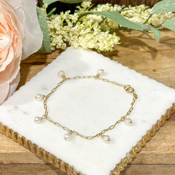 Bracelet Charme Mini Perle Gina