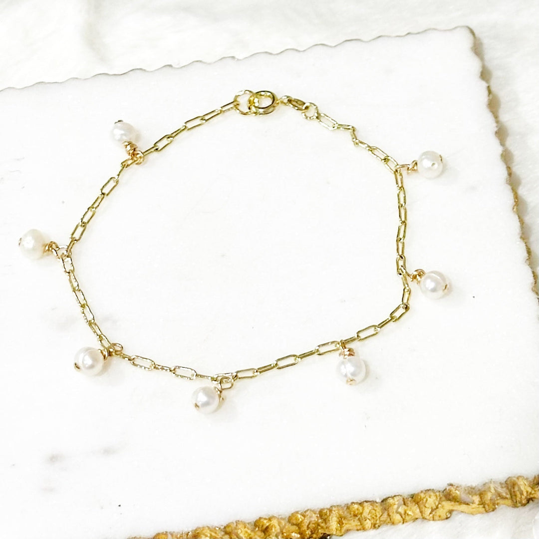 Bracelet Charme Mini Perle Gina