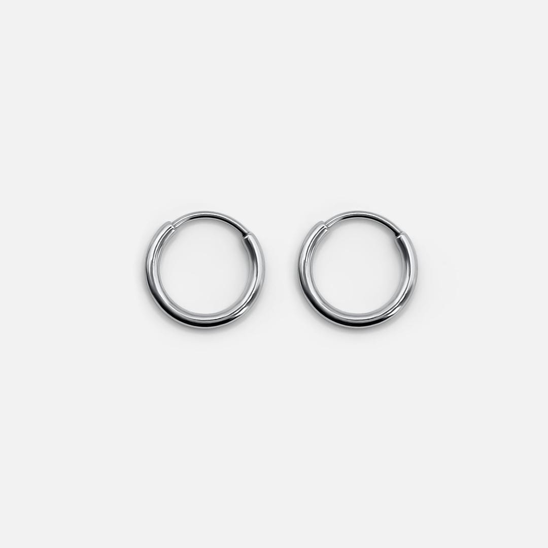 Mini Créole en Argent pour un Usage Quotidien