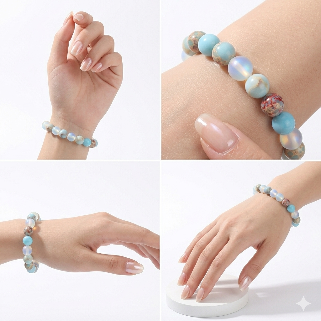 Bracelet en Quartz Éclatant