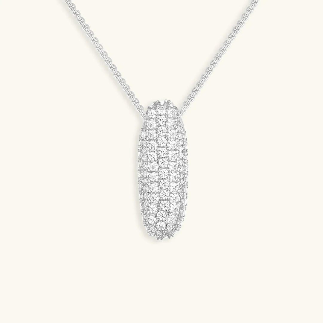Collier Initial en Cristaux Boules