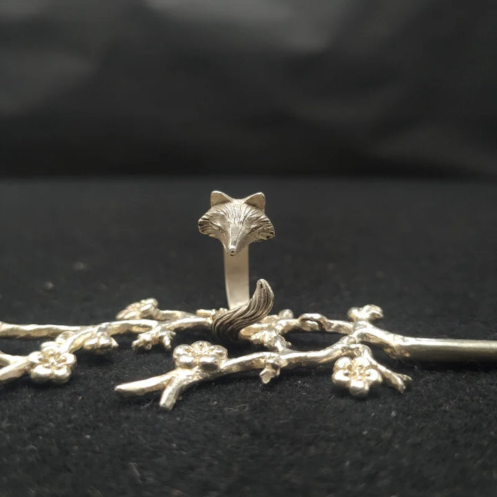 Bague en Argent Renard pour Femmes