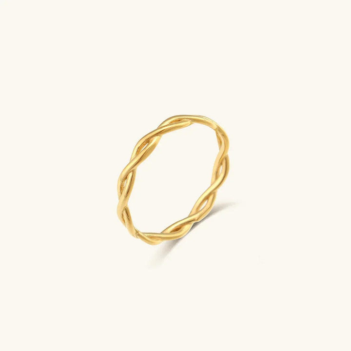 Bague Vintage en Or Tordue