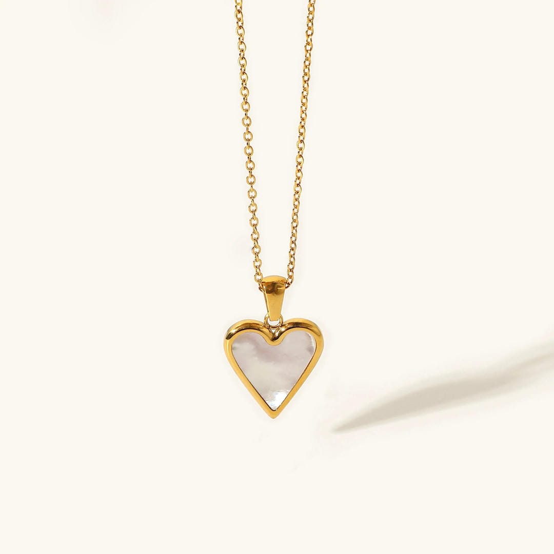 Collier Pendentif Cœur Éclatant