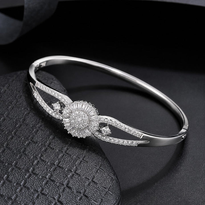 Bracelet Classique en Zirconium Scintillant