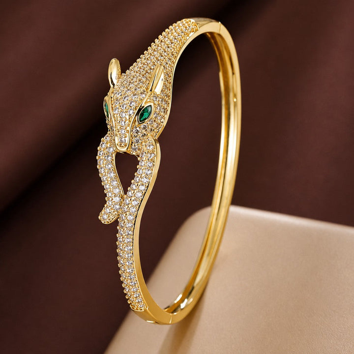 Bracelet Serpent en Zirconium Exquis