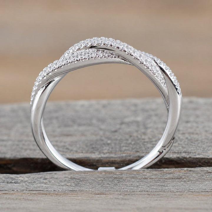 Bague en zirconium de luxe