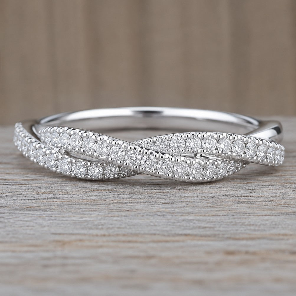 Bague en zirconium de luxe