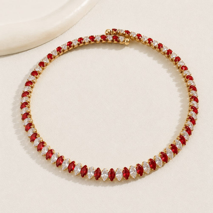 Collier Élégant en Chaîne Entrelacée