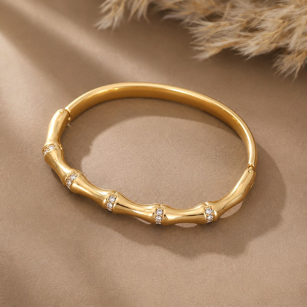 Bracelet de Luxe en Zirconia Carrée