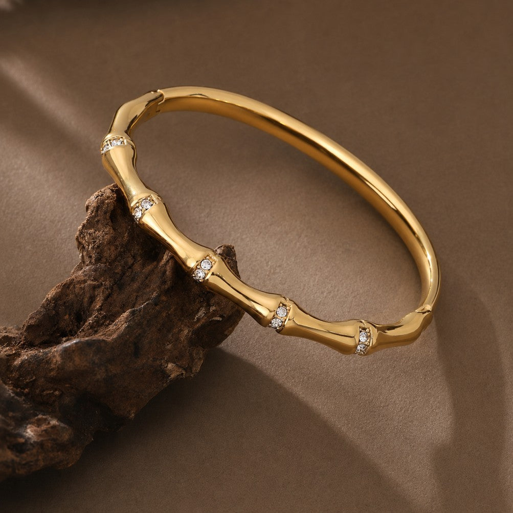 Bracelet de Luxe en Zirconia Carrée
