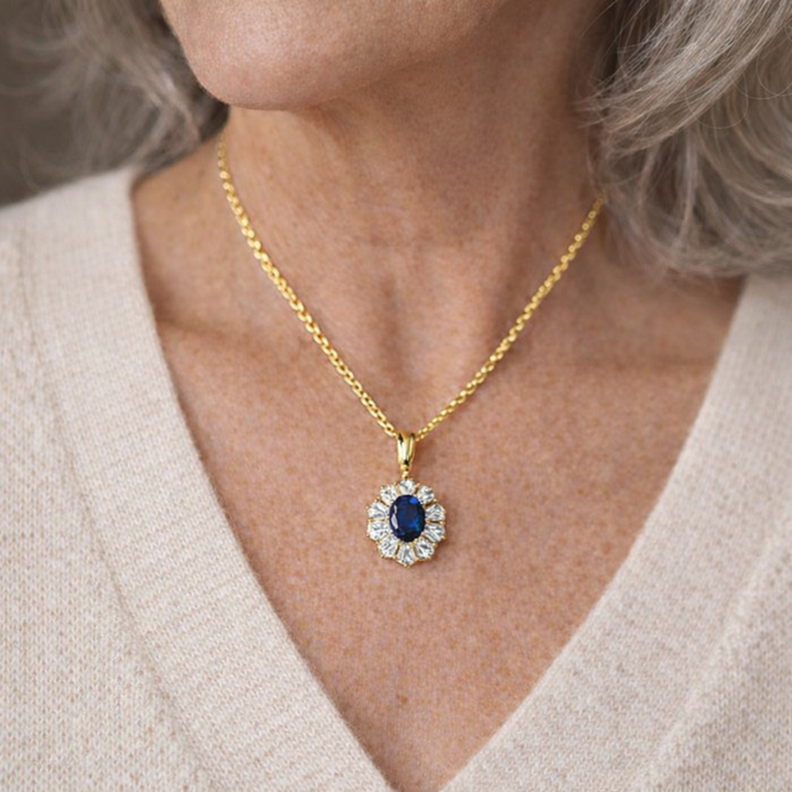 Collier Saphir Kavella