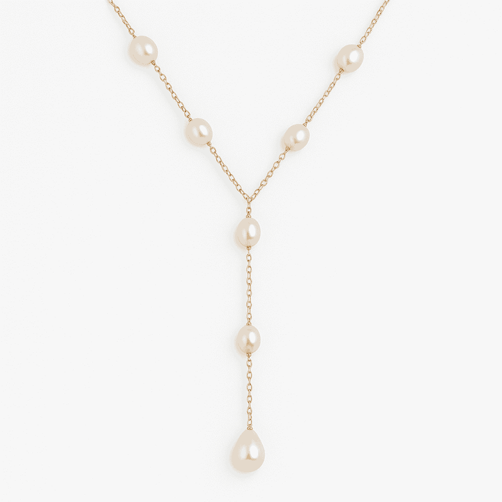 Collier Pendentif en Perles au Style Vintage