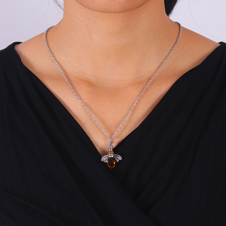 Collier Abeille Dorée Esprit