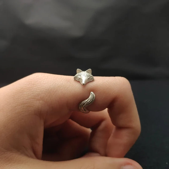 Bague en Argent Renard pour Femmes