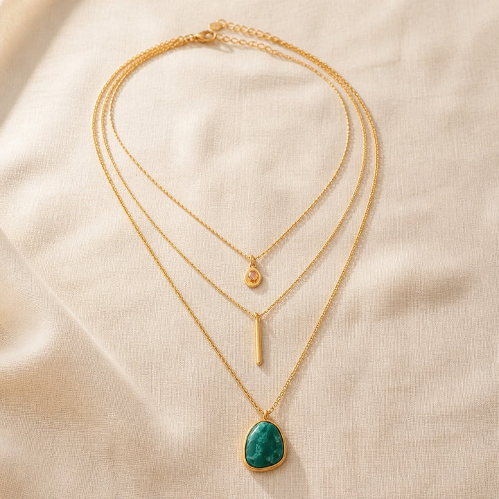 Collier Boho à trois niveaux