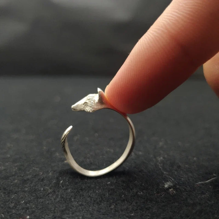 Bague en Argent Renard pour Femmes