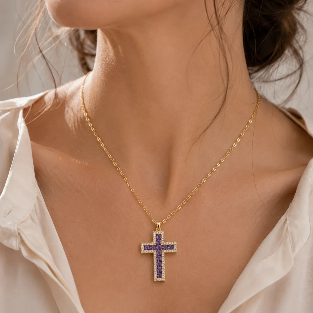 Collier Pendentif Croix Minimaliste