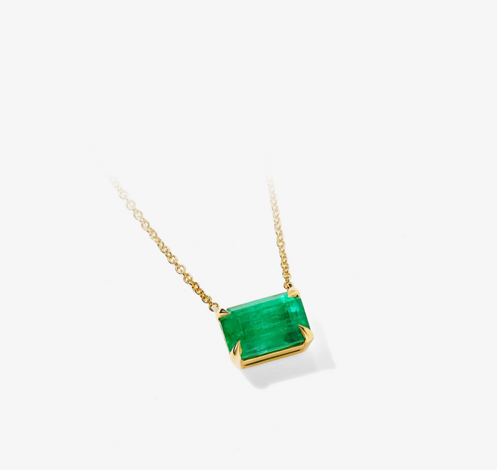 Mvraki Emerald Drape Necklace