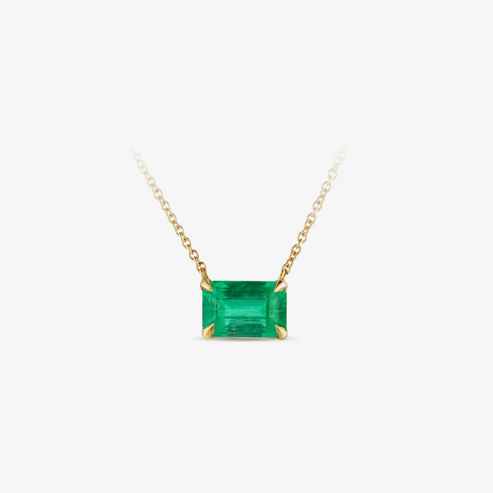 Mvraki Emerald Drape Necklace