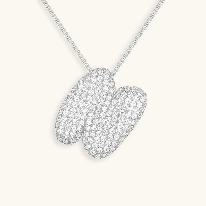 Collier Initial en Cristaux Boules