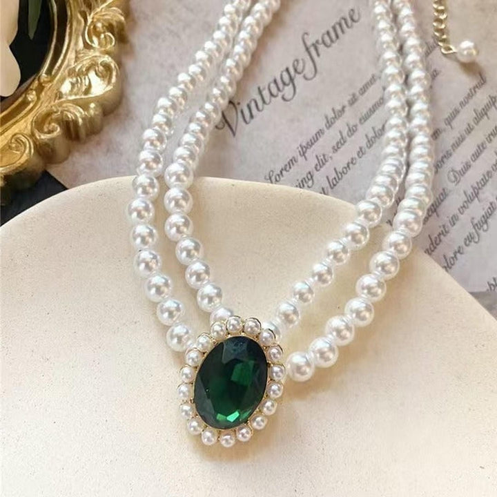 Ensemble de Perles Émeraude Impériale