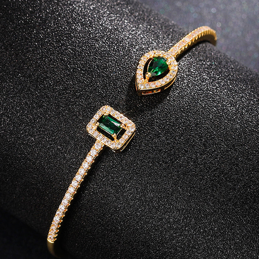 Bracelet en zirconium incrusté Verdeira Caruso