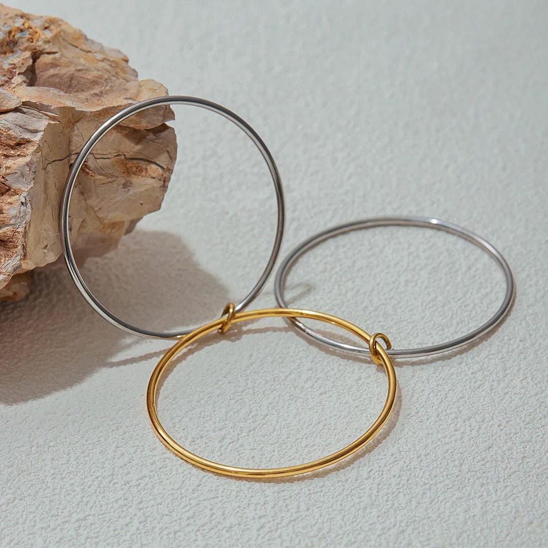 Bracelet Bicolore Empilé Intemporel