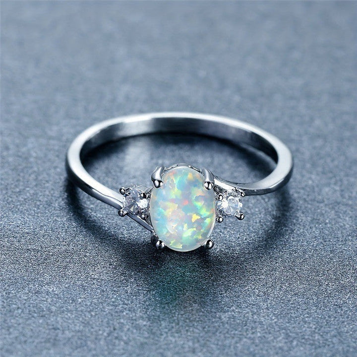 Bague Étreinte de Sérénité en Opale