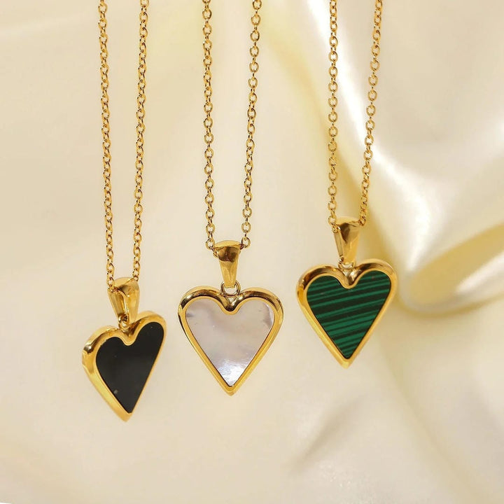 Collier Pendentif Cœur Éclatant