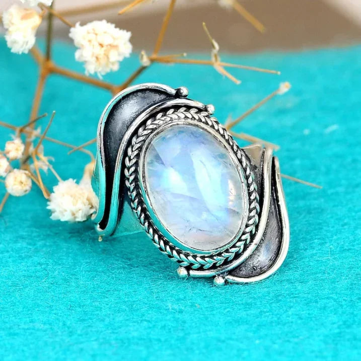 Bague Statement en Pierre de Lune Elizabeth