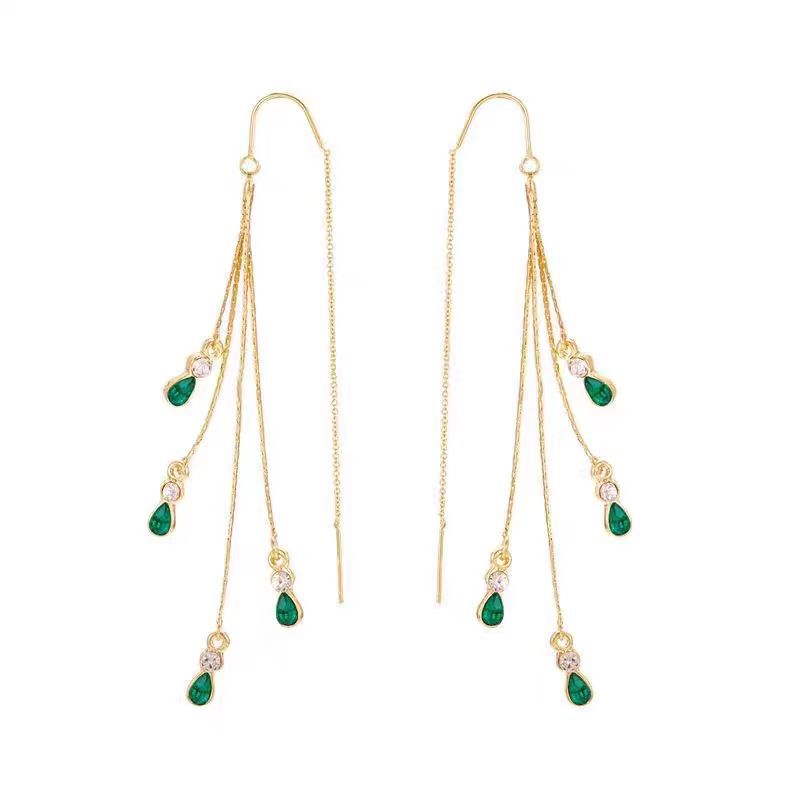 Calista Moreau Fringe Earrings | Gold