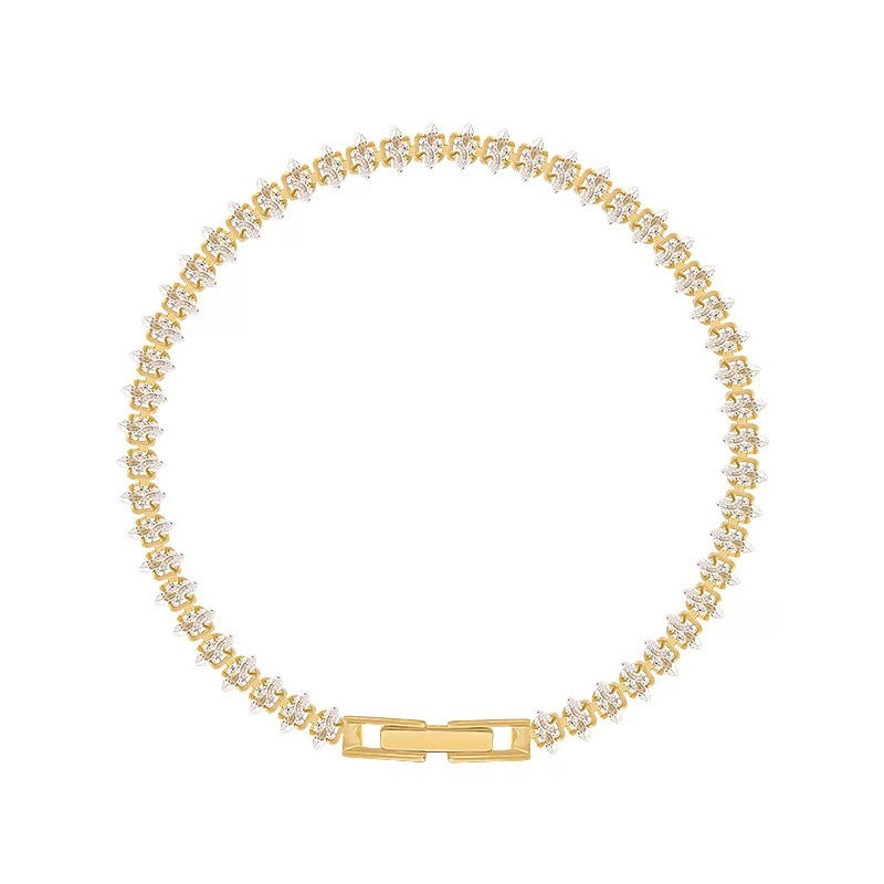 Bracelet Marquise Éclat Doré