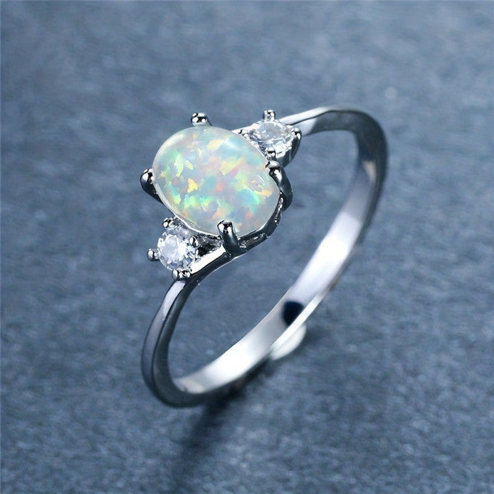 Bague Étreinte de Sérénité en Opale
