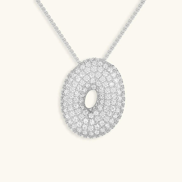 Collier Initial en Cristaux Boules