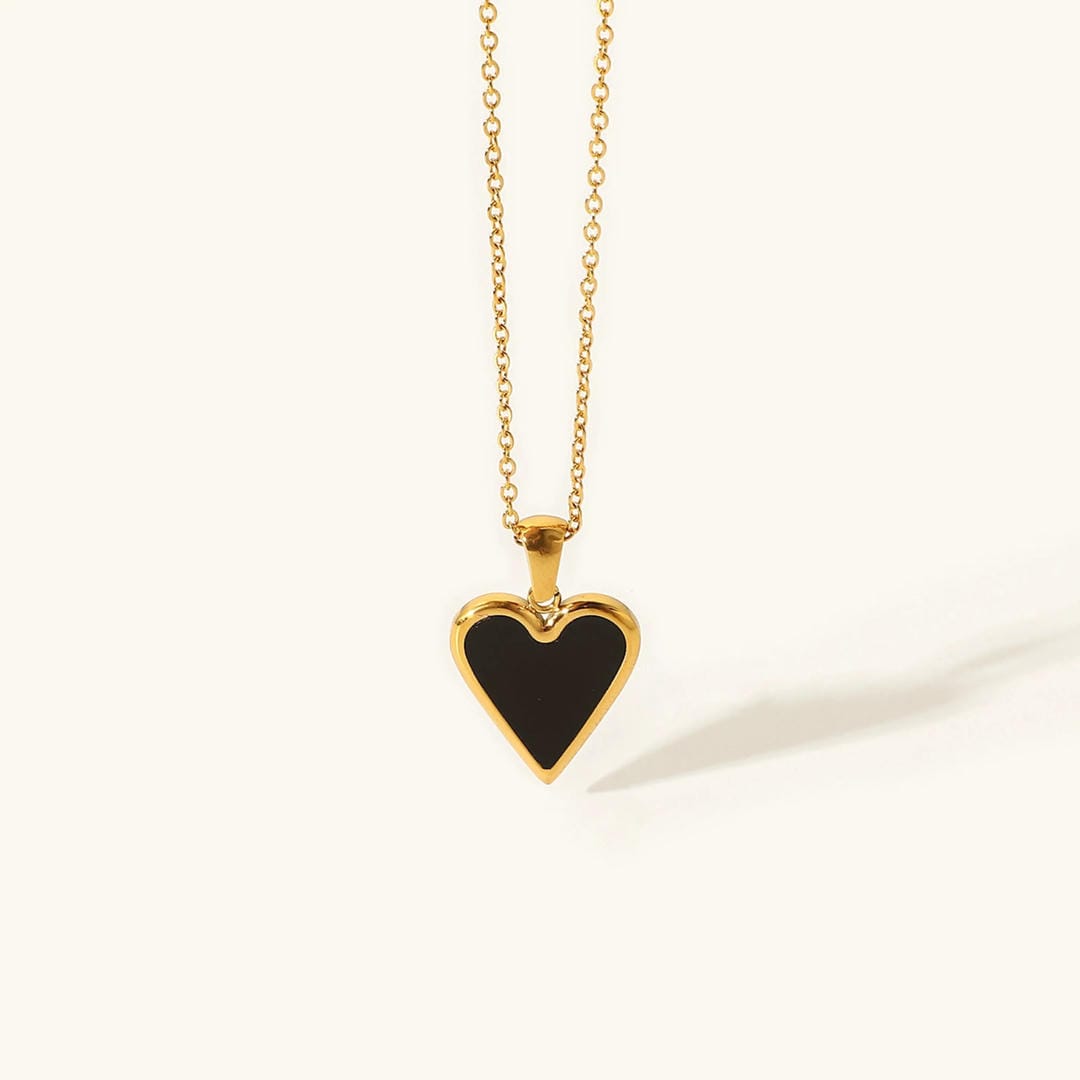 Collier Pendentif Cœur Éclatant
