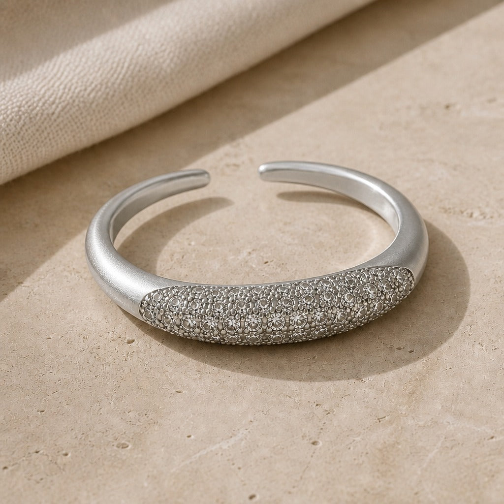 Stackable Marquise Pave Ring