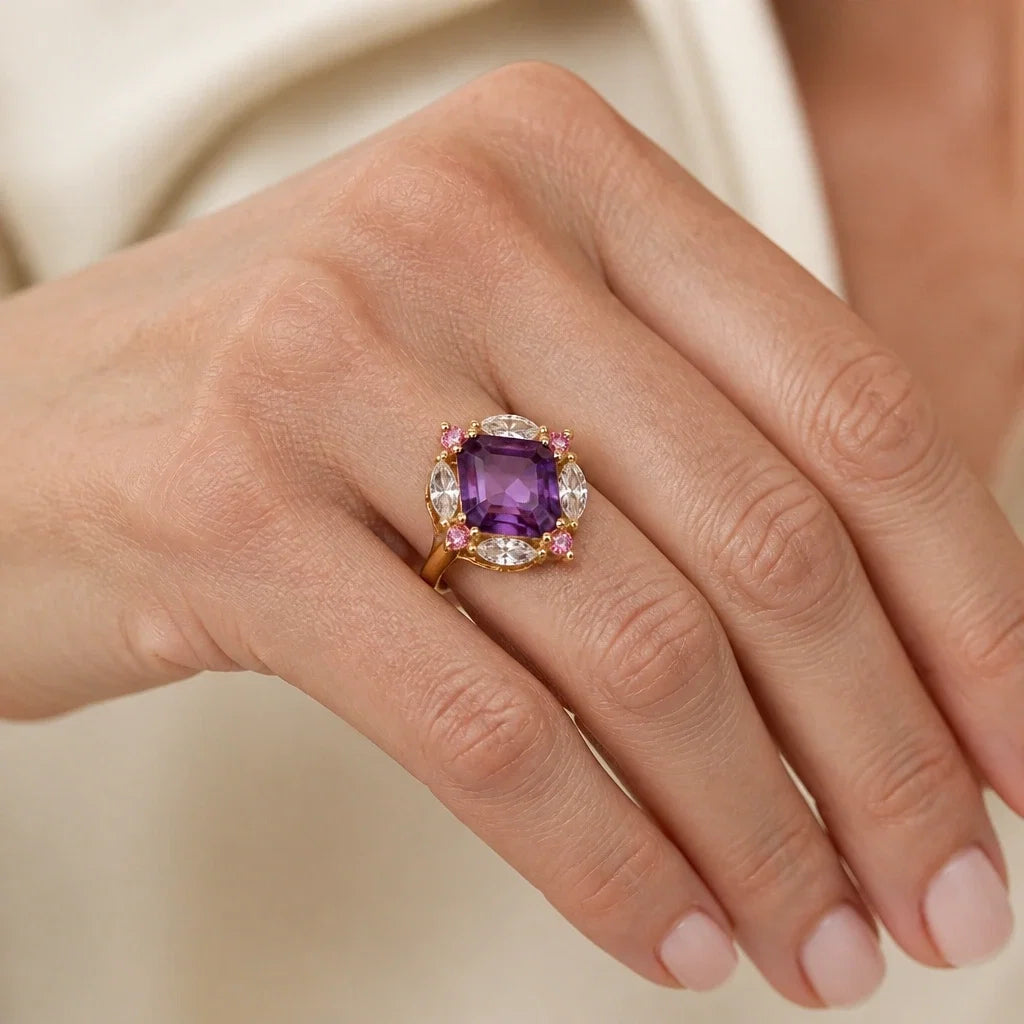 Bague Halo Princesse Déclaration