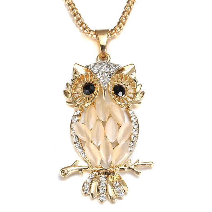 Collier de Chouette en Or