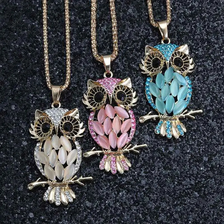 Collier de Chouette en Or