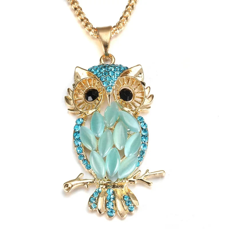 Collier de Chouette en Or