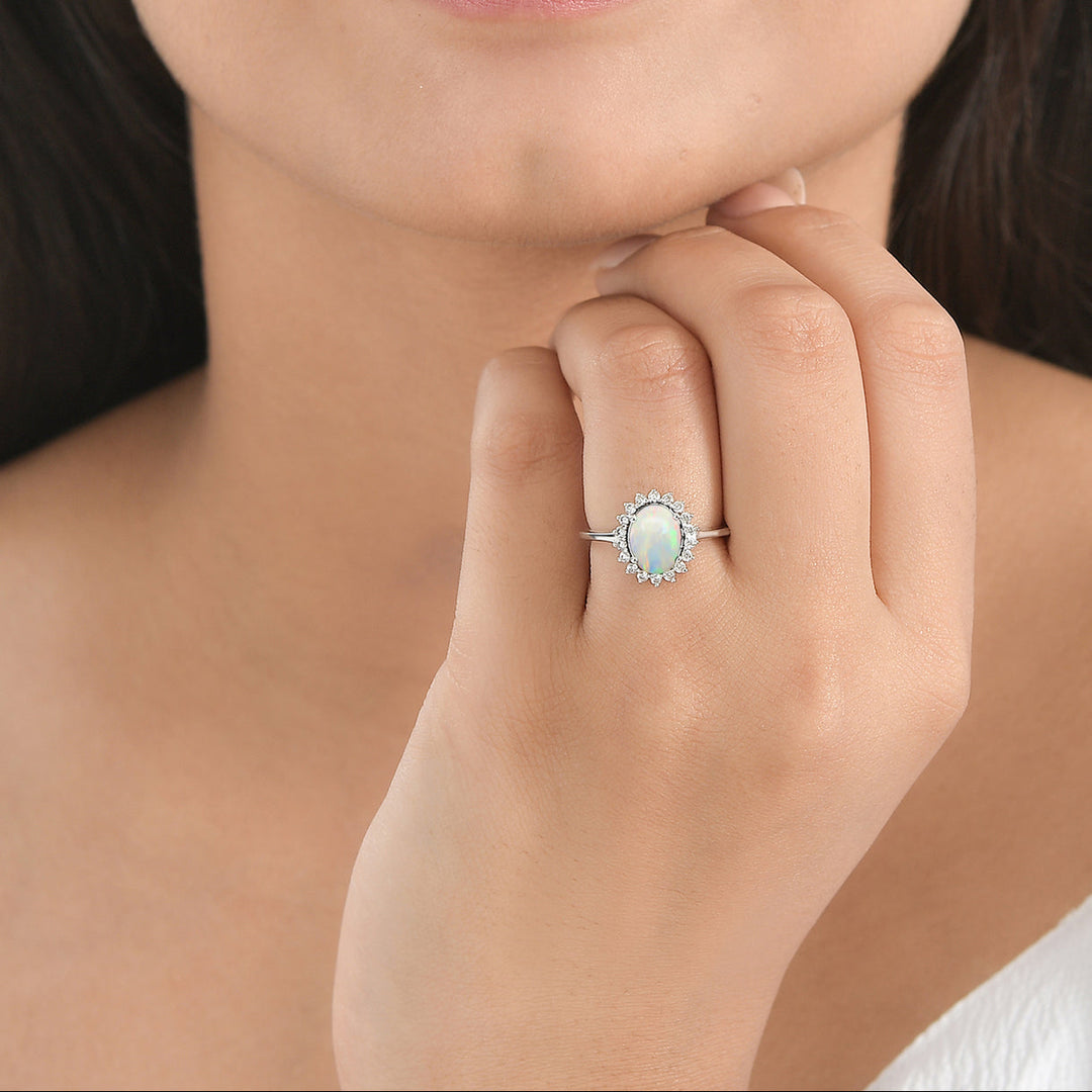 Magnifique Bague de Promesse Bohémienne