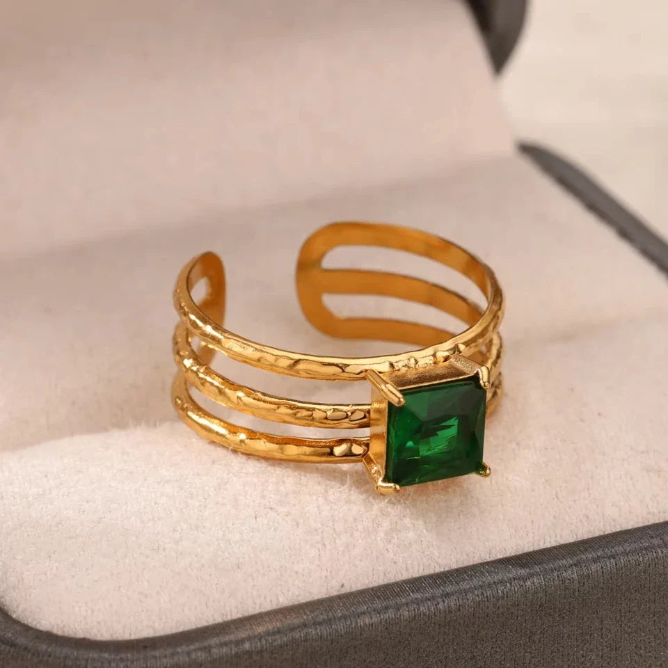 Bague Émeraude du Solstice